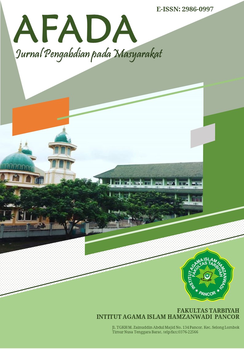 					View Vol. 4 No. 2 (2026): AFADA: Jurnal Pengabdian Pada Masyarakat
				